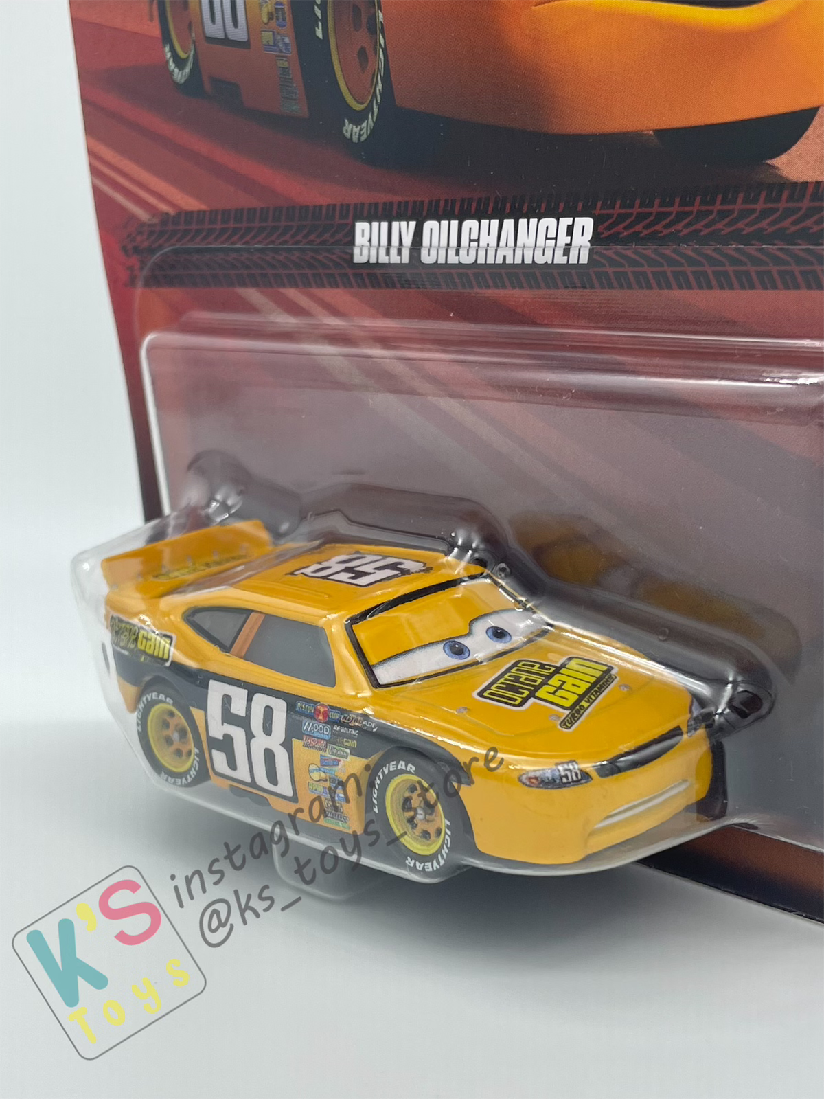 DISNEY PIXAR CARS BY MATTEL - "BILLY OILCHANGER" 2025 RE-RELEASED - BNIP