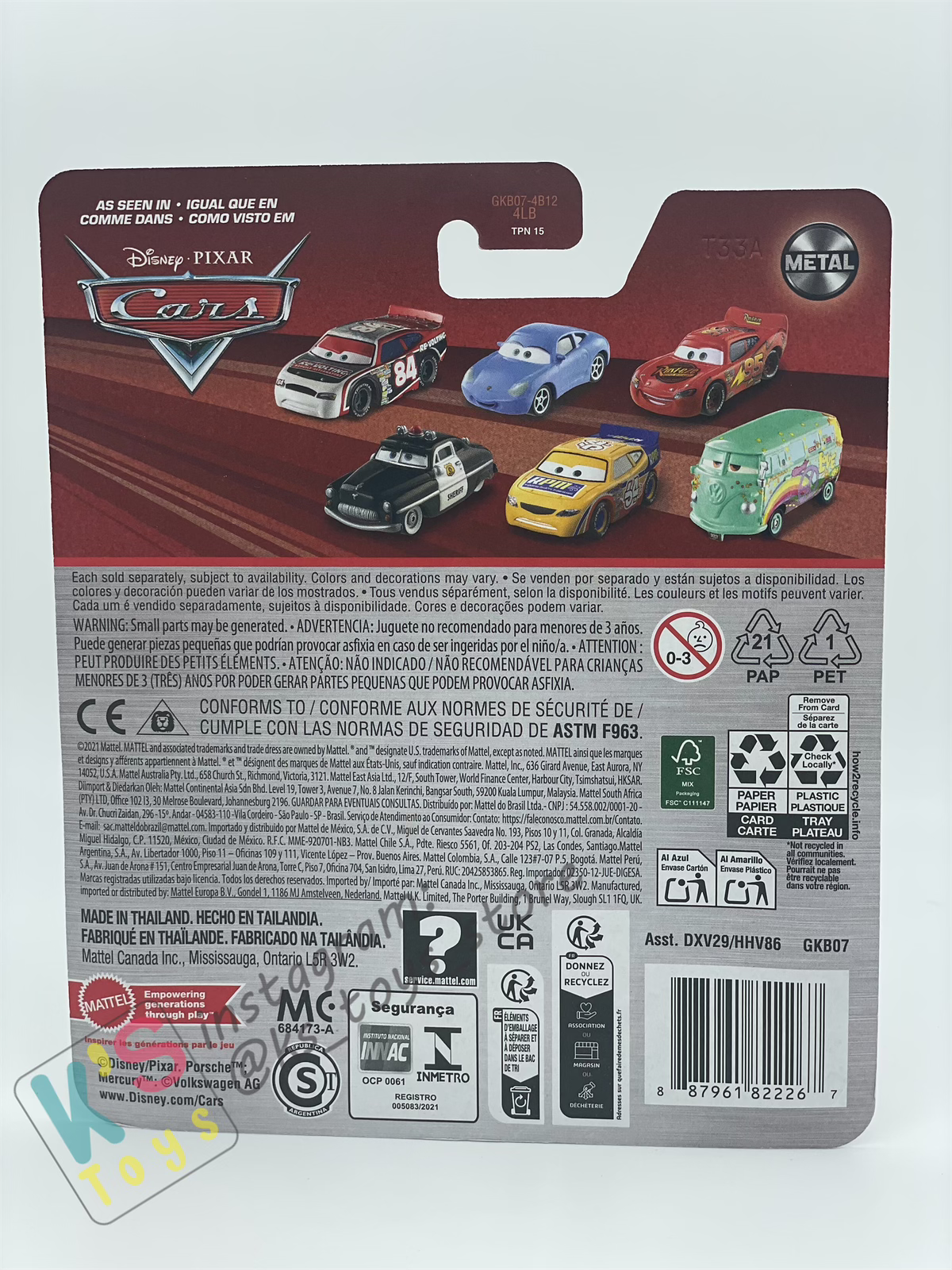 DISNEY PIXAR CARS BY MATTEL - "BILLY OILCHANGER" 2025 RE-RELEASED - BNIP