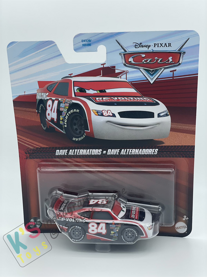 Disney Pixar Cars by MATTEL, DAVE ALTERNATORS (RE-VOLTING) - 2024 RE-RELEASED - BNIP