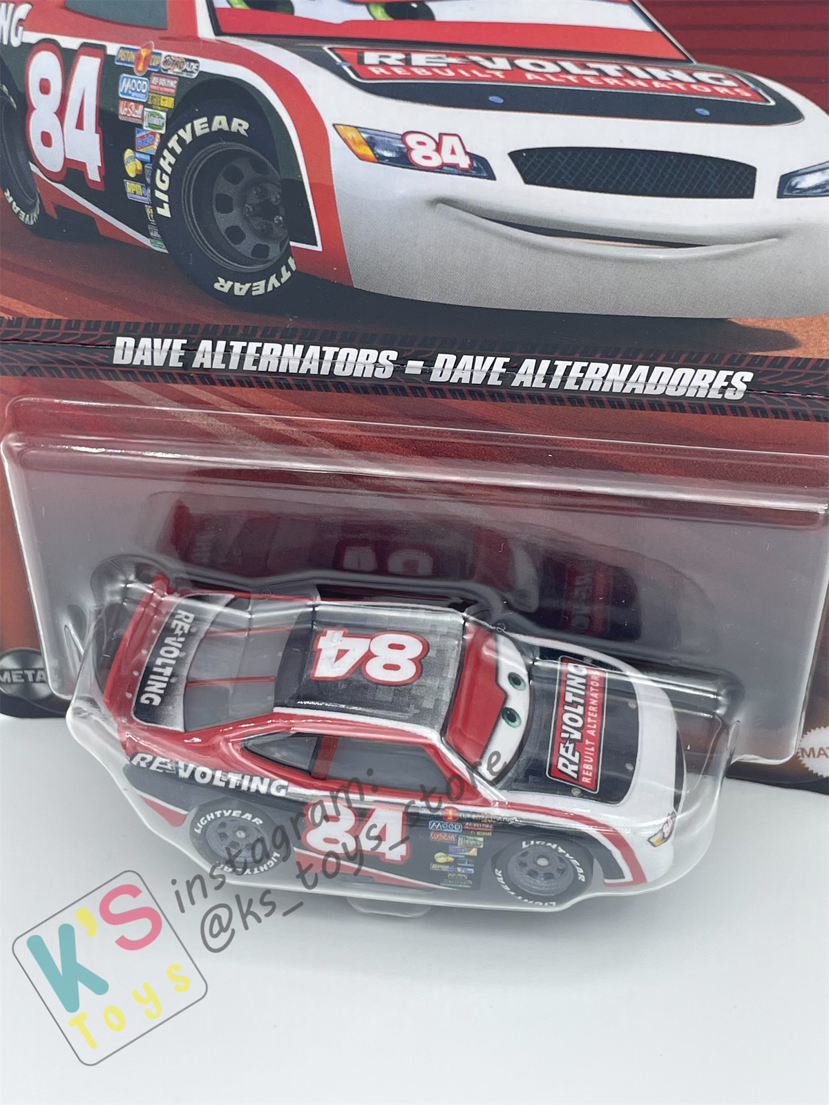 Disney Pixar Cars by MATTEL, DAVE ALTERNATORS (RE-VOLTING) - 2024 RE-RELEASED - BNIP