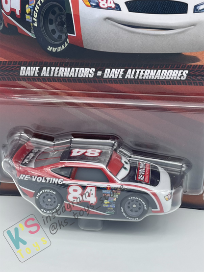 Disney Pixar Cars by MATTEL, DAVE ALTERNATORS (RE-VOLTING) - 2024 RE-RELEASED - BNIP