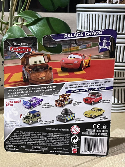 DISNEY PIXAR CARS "MARK WHEELSEN" PALACE CHAOS SERIES- BNIP