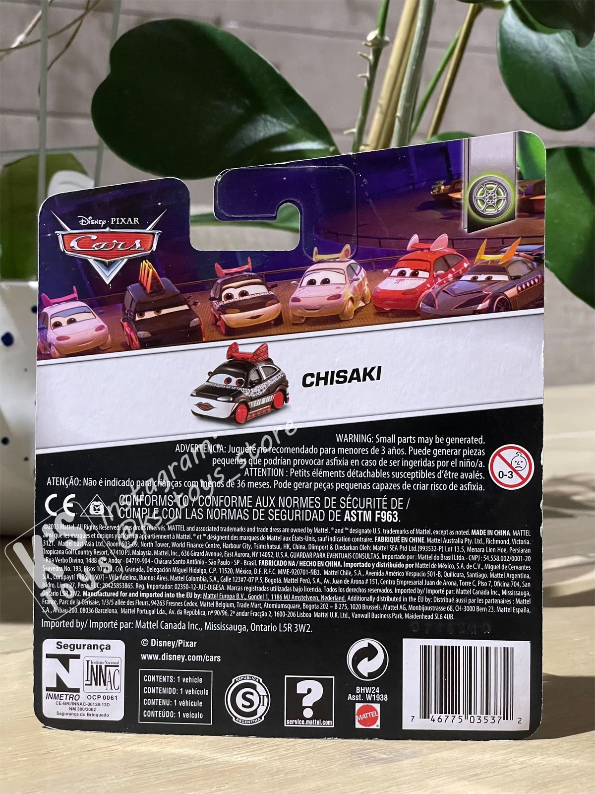 DISNEY PIXAR CARS BY MATTEL, CHISAKI - TUNERS- BNIP