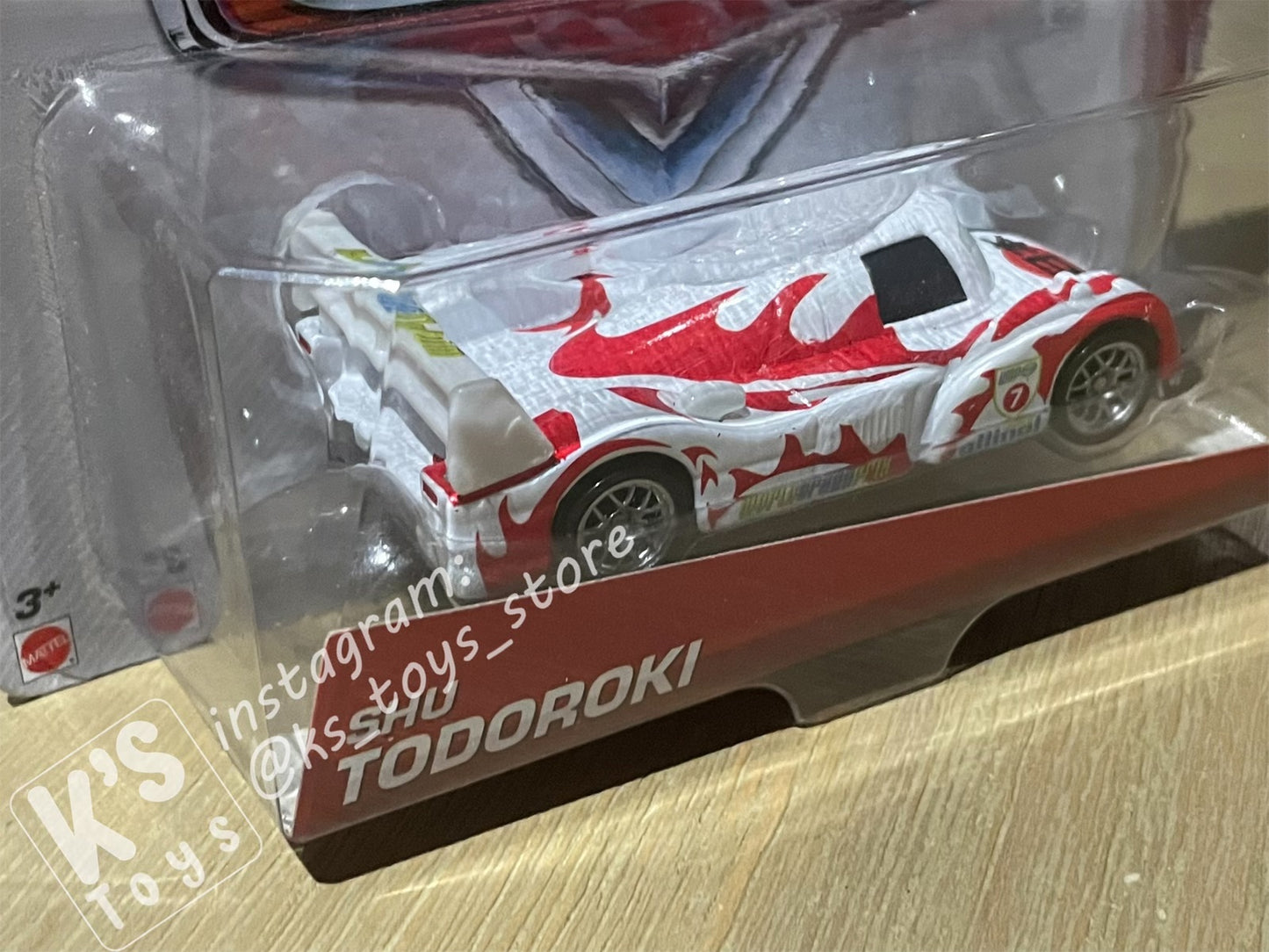 DISNEY PIXAR CARS BY MATTEL, SHU TODOROKI - WGP - BNIP