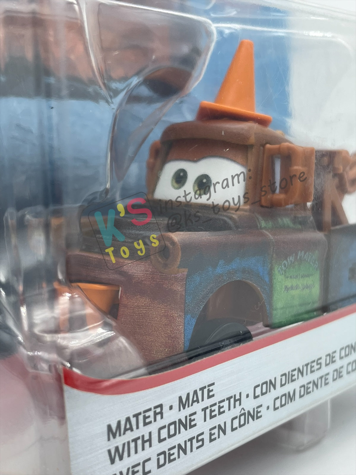 DELUXE DISNEY PIXAR CARS "MATER WITH CONE TEETH" - BNIP