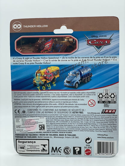 DELUXE DISNEY PIXAR CARS - MISS FRITTER - THUNDER HOLLOWS SERIES - BNIP - CRACKED BLISTER!!