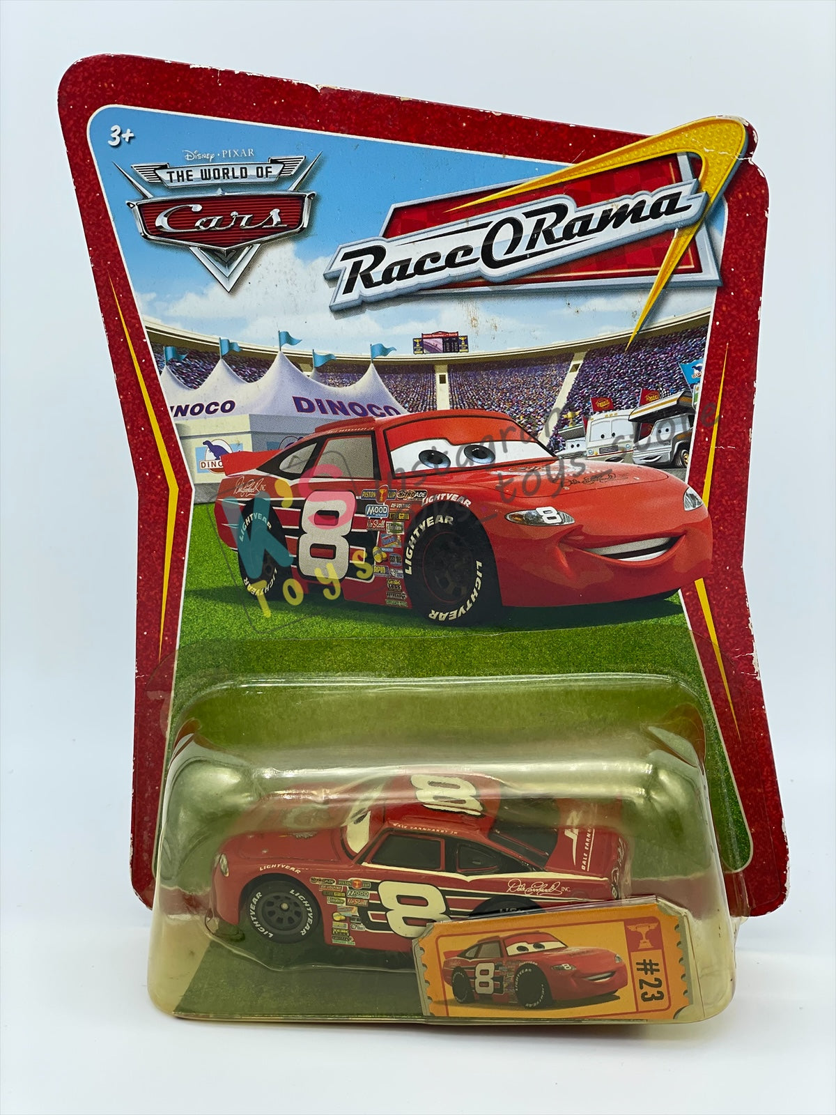 DISNEY PIXAR CARS BY MATTEL, RACE ORAMA SERIES - DALE EARNHARDT JR - BNIP - READ DESCRIPTION!!!