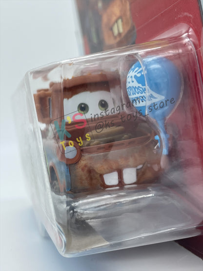 DISNEY PIXAR CARS 1:55 BY MATTEL, "MATER WITH BALLOON" - 95 RETURNS SERIES - BNIP