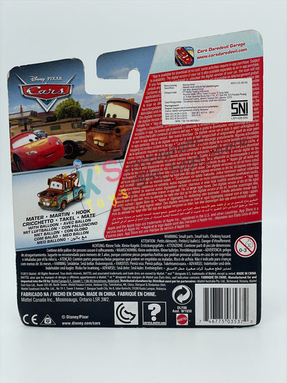 DISNEY PIXAR CARS 1:55 BY MATTEL, "MATER WITH BALLOON" - 95 RETURNS SERIES - BNIP