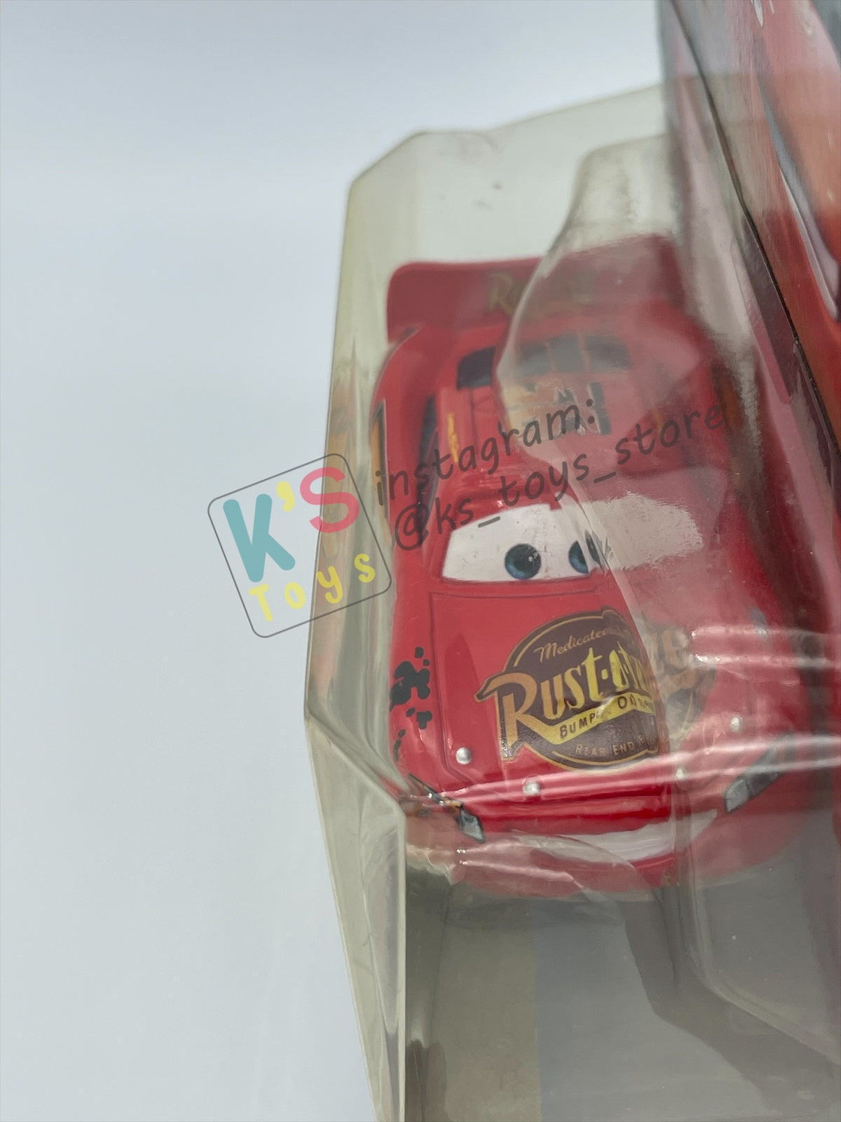 DISNEY PIXAR CARS 1:55 BY MATTEL, "ROAD REPAIR LIGHTNING MCQUEEN" - RADIATOR SPRINGS SERIES - BNIP
