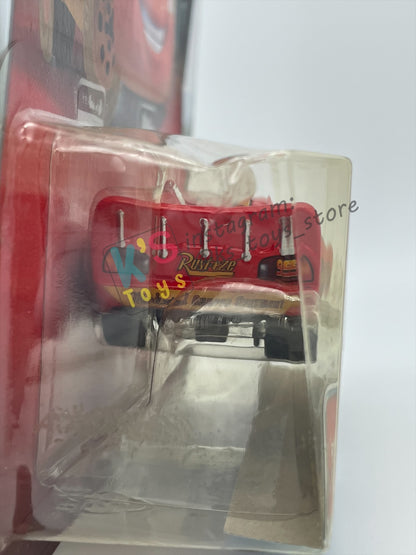 DISNEY PIXAR CARS 1:55 BY MATTEL, "ROAD REPAIR LIGHTNING MCQUEEN" - RADIATOR SPRINGS SERIES - BNIP