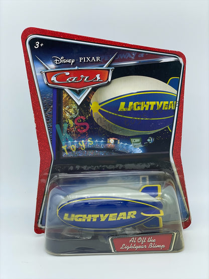DISNEY PIXAR CARS BY MATTEL, AL OFT THE LIGHTYEAR BLIMP - WALMART VERSION - BNIP