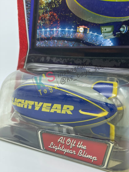 DISNEY PIXAR CARS BY MATTEL, AL OFT THE LIGHTYEAR BLIMP - WALMART VERSION - BNIP