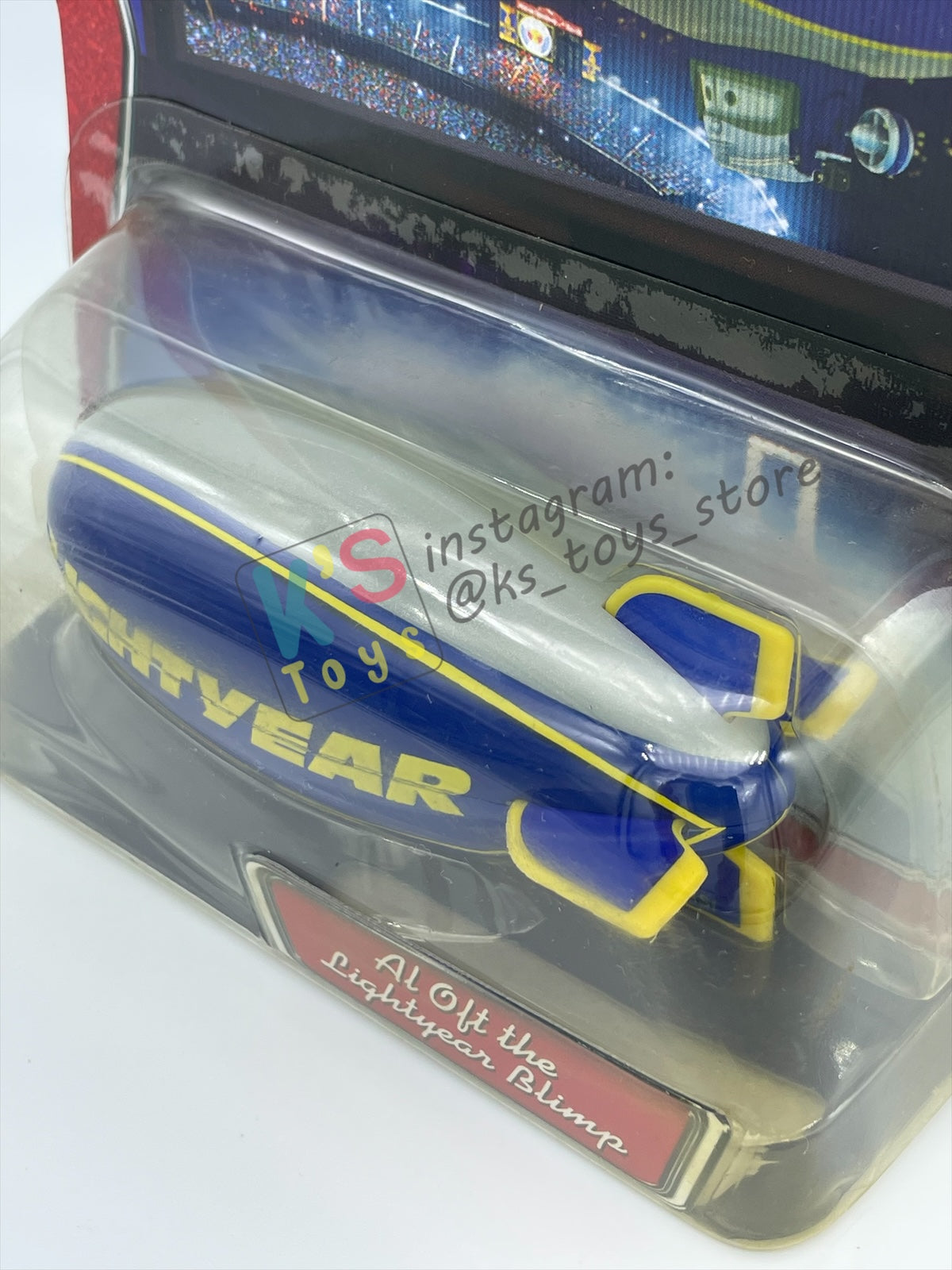 DISNEY PIXAR CARS BY MATTEL, AL OFT THE LIGHTYEAR BLIMP - WALMART VERSION - BNIP
