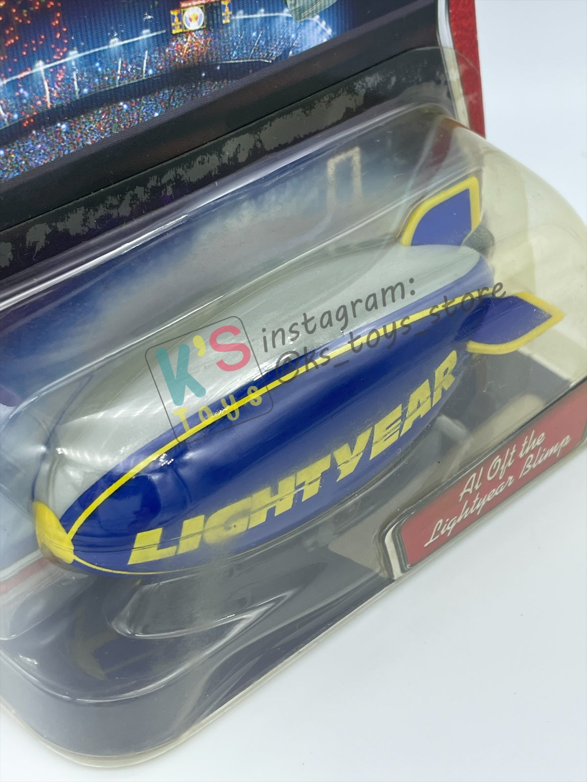 DISNEY PIXAR CARS BY MATTEL, AL OFT THE LIGHTYEAR BLIMP - WALMART VERSION - BNIP