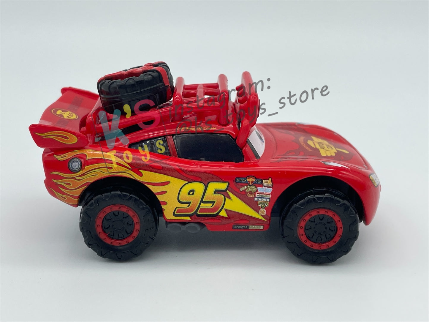 PRE-OWNED / LOOSE DISNEY PIXAR CARS - "OFF-ROAD LIGHTNING MCQUEEN" RADIATOR SPRINGS 500 1/2 SERIES - EXCELLENT CONDITION