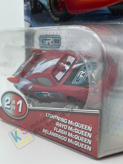COLOR CHANGERS Disney Pixar Cars by MATTEL, GRC LIGHTNING MCQUEEN (RED / LIGHT BLUE) - 2025 NEW RELEASE - BNIP