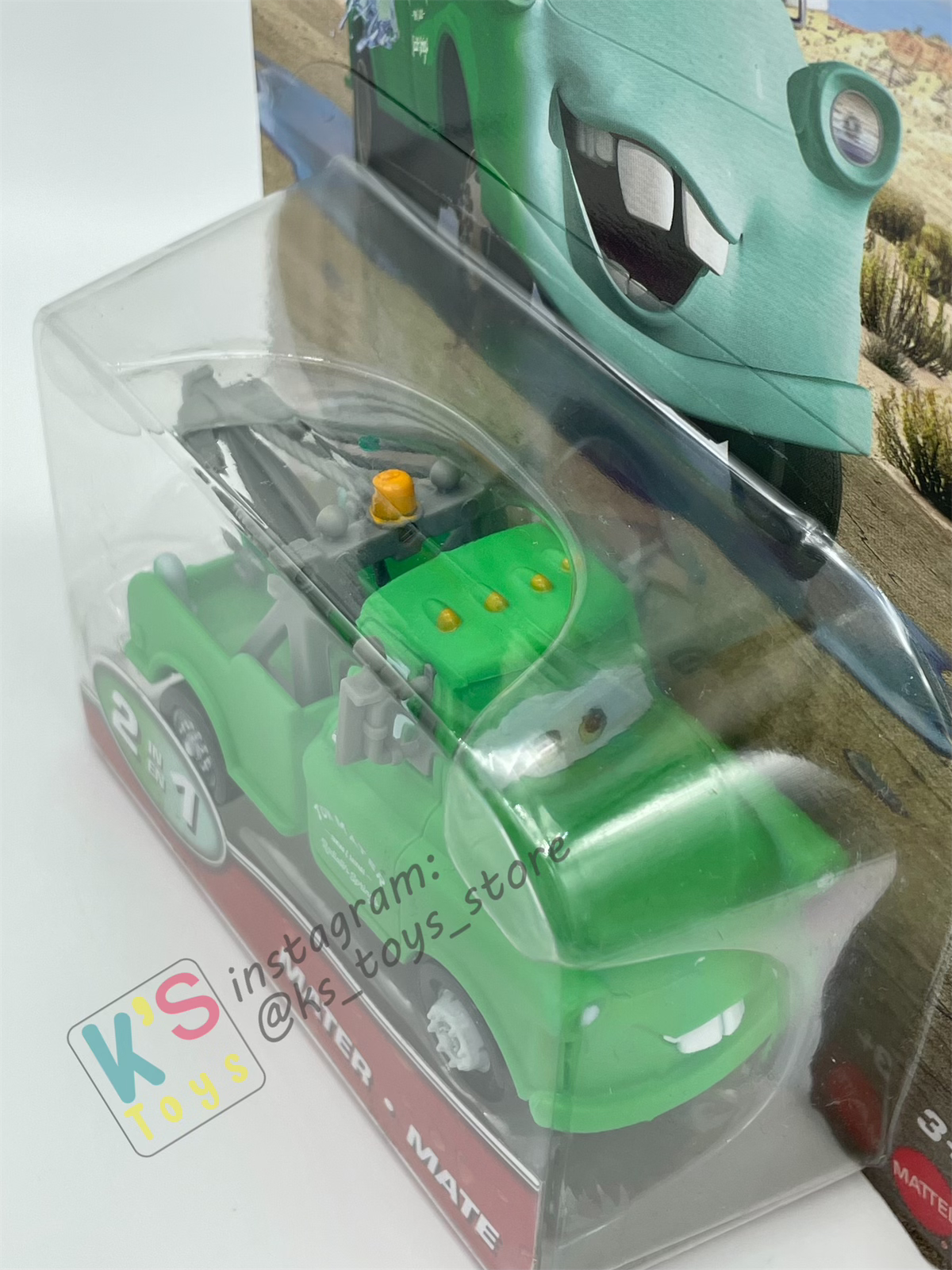 COLOR CHANGERS Disney Pixar Cars by MATTEL, BRAND NEW MATER (GREEN / LIGHT BLUE) - 2025 RE-RELEASED - BNIP