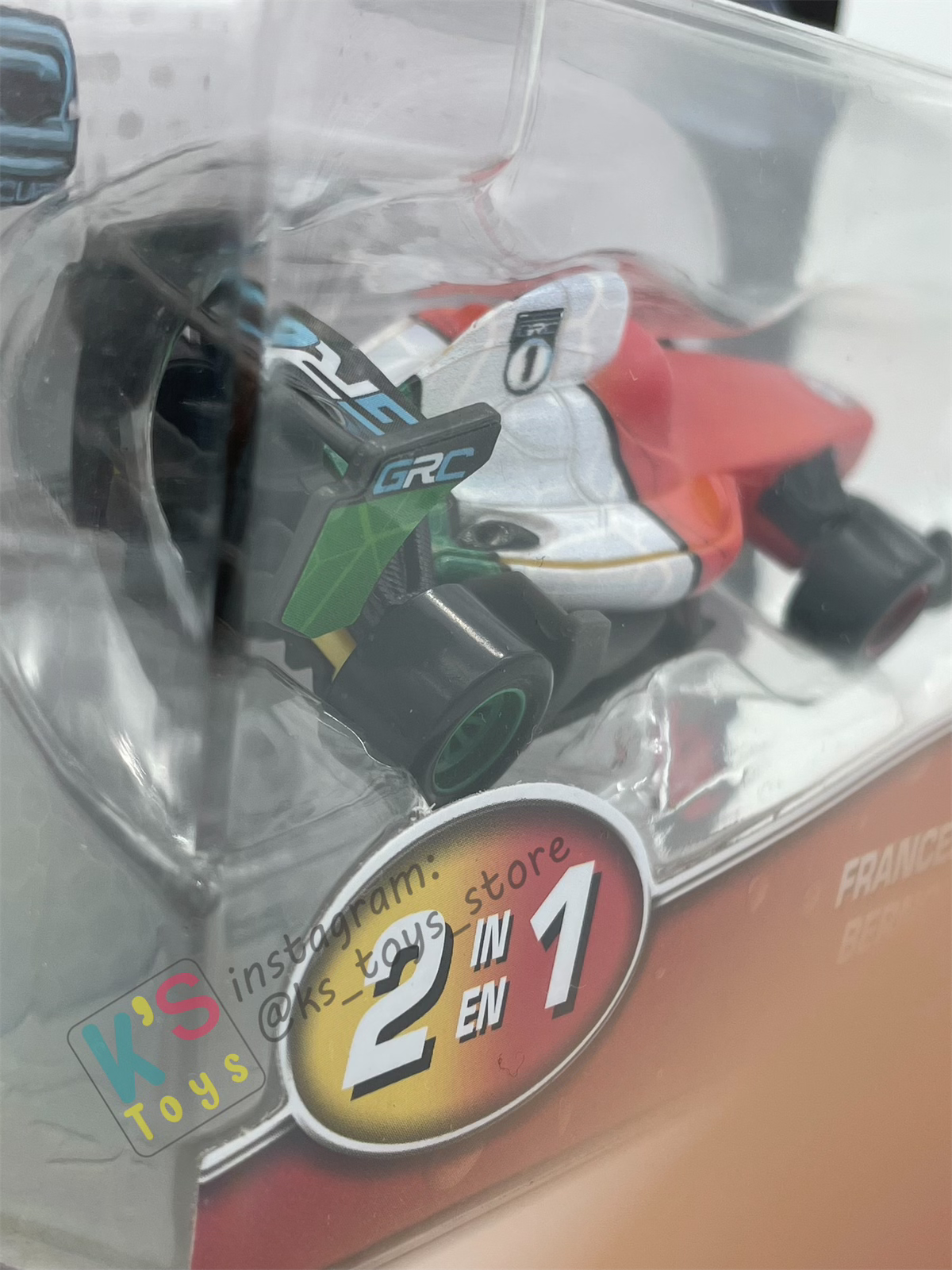 COLOR CHANGERS Disney Pixar Cars by MATTEL, GRC FRANCESCO (RED / YELLOW) - 2025 NEW RELEASE - BNIP
