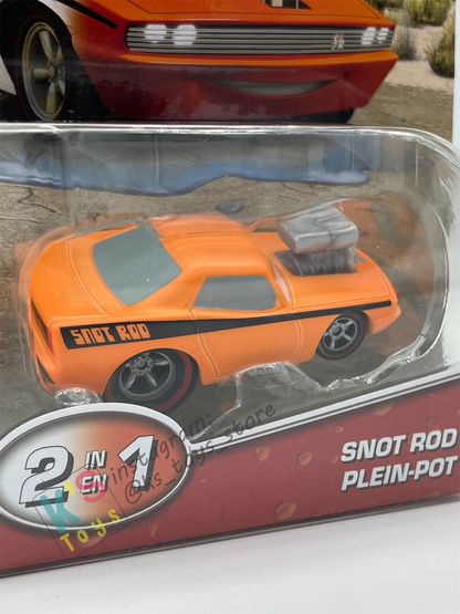 COLOR CHANGERS Disney Pixar Cars by MATTEL, SNOT ROD (ORANGE / WHITE) - 2025 NEW RELEASE - BNIP