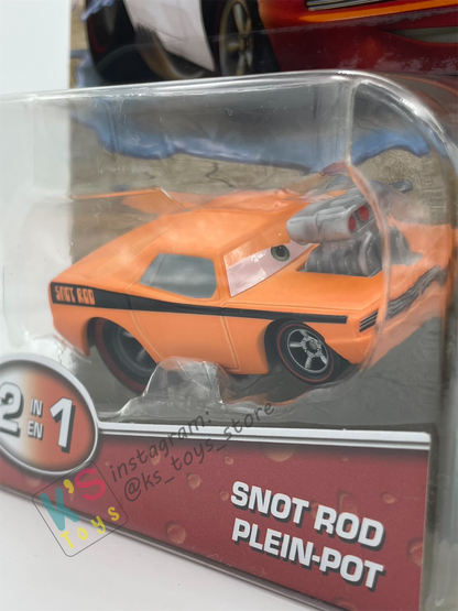 COLOR CHANGERS Disney Pixar Cars by MATTEL, SNOT ROD (ORANGE / WHITE) - 2025 NEW RELEASE - BNIP