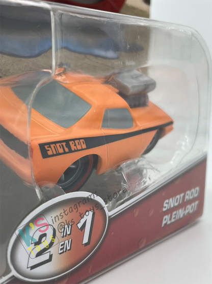 COLOR CHANGERS Disney Pixar Cars by MATTEL, SNOT ROD (ORANGE / WHITE) - 2025 NEW RELEASE - BNIP