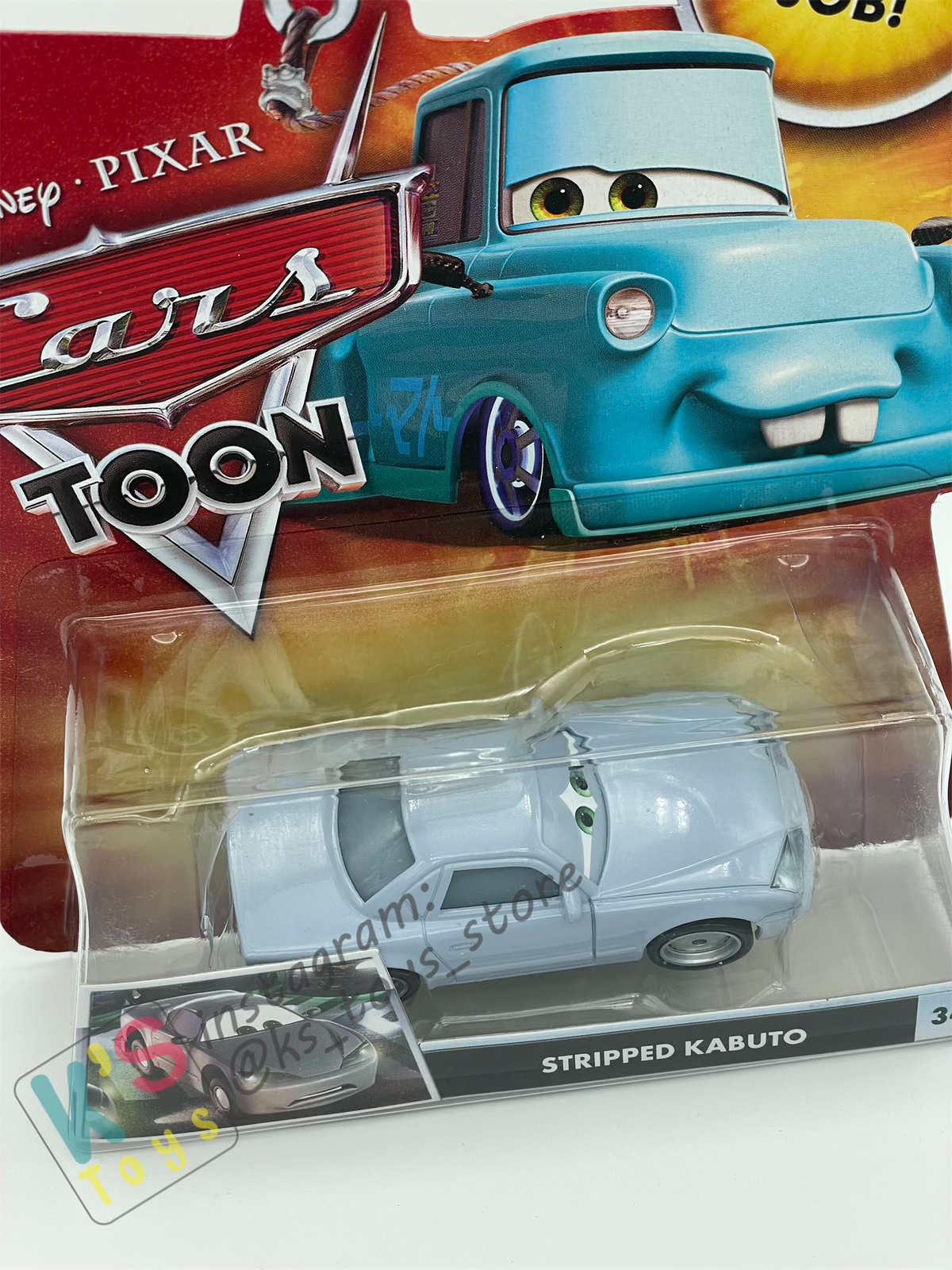 DISNEY PIXAR CARS "STRIPPED KABUTO" TOKYO MATER SERIES - Cars Toon - BNIP