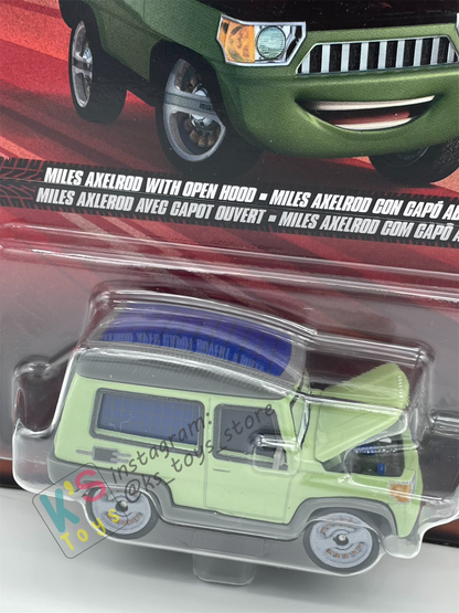 DISNEY PIXAR CARS BY MATTEL - "MILES AXELROD OPEN HOOD" 2023 RE-RELEASED - BNIP