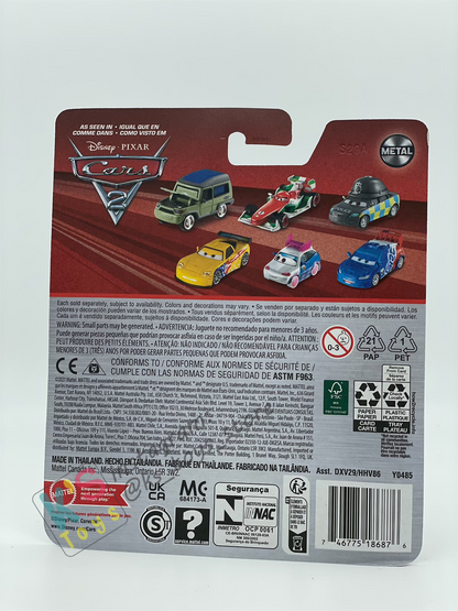 DISNEY PIXAR CARS BY MATTEL - "MILES AXELROD OPEN HOOD" 2023 RE-RELEASED - BNIP