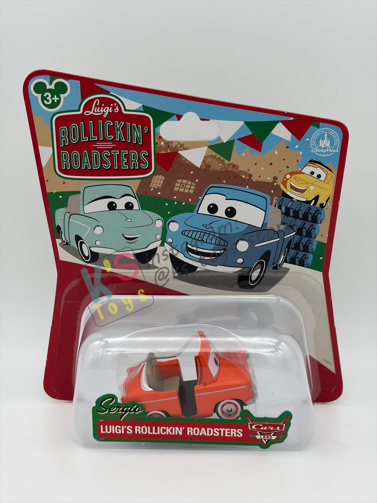 Complete Set / Bundle of 5 pcs of "LUIGI'S ROLLICKIN' ROADSTERS: SERGIO, SOPHIA, ANGELO, PASQUALE, AND SALVATORE" Exclusive Cars Land Disney Parks Cars - BNIP