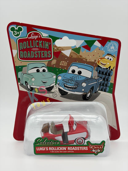 Complete Set / Bundle of 5 pcs of "LUIGI'S ROLLICKIN' ROADSTERS: SERGIO, SOPHIA, ANGELO, PASQUALE, AND SALVATORE" Exclusive Cars Land Disney Parks Cars - BNIP