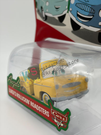 Complete Set / Bundle of 5 pcs of "LUIGI'S ROLLICKIN' ROADSTERS: SERGIO, SOPHIA, ANGELO, PASQUALE, AND SALVATORE" Exclusive Cars Land Disney Parks Cars - BNIP