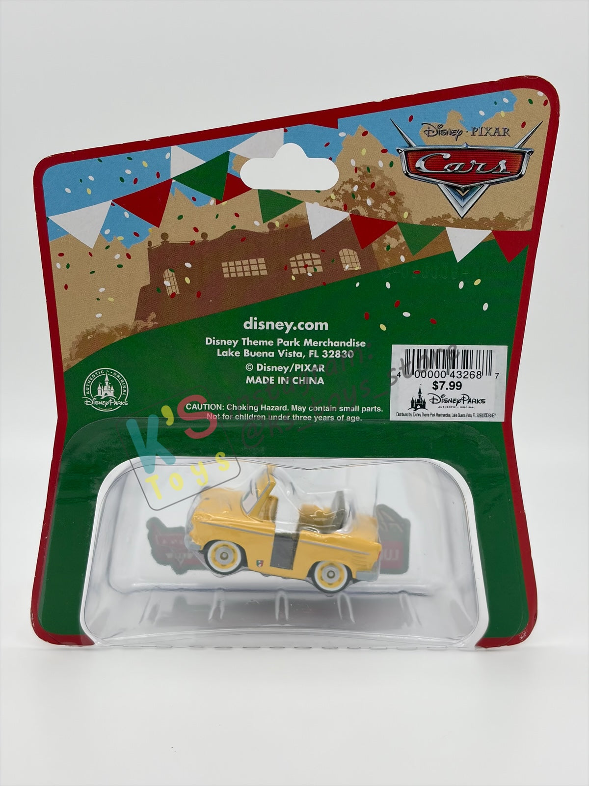 Complete Set / Bundle of 5 pcs of "LUIGI'S ROLLICKIN' ROADSTERS: SERGIO, SOPHIA, ANGELO, PASQUALE, AND SALVATORE" Exclusive Cars Land Disney Parks Cars - BNIP