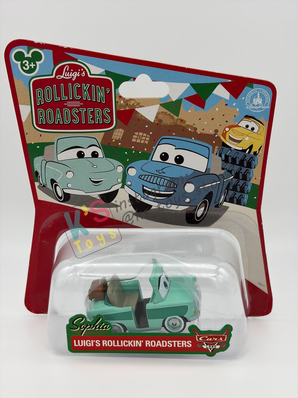Complete Set / Bundle of 5 pcs of "LUIGI'S ROLLICKIN' ROADSTERS: SERGIO, SOPHIA, ANGELO, PASQUALE, AND SALVATORE" Exclusive Cars Land Disney Parks Cars - BNIP