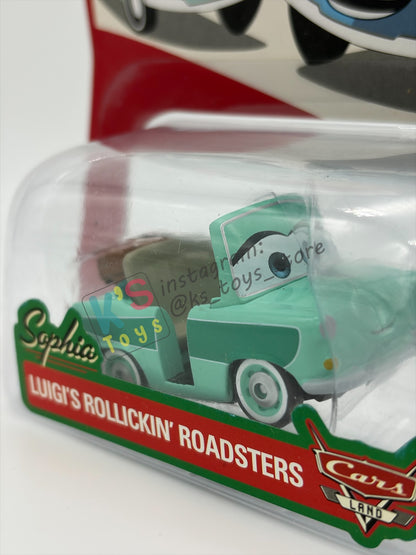 Complete Set / Bundle of 5 pcs of "LUIGI'S ROLLICKIN' ROADSTERS: SERGIO, SOPHIA, ANGELO, PASQUALE, AND SALVATORE" Exclusive Cars Land Disney Parks Cars - BNIP
