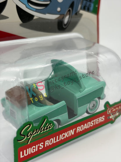 Complete Set / Bundle of 5 pcs of "LUIGI'S ROLLICKIN' ROADSTERS: SERGIO, SOPHIA, ANGELO, PASQUALE, AND SALVATORE" Exclusive Cars Land Disney Parks Cars - BNIP