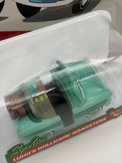 Complete Set / Bundle of 5 pcs of "LUIGI'S ROLLICKIN' ROADSTERS: SERGIO, SOPHIA, ANGELO, PASQUALE, AND SALVATORE" Exclusive Cars Land Disney Parks Cars - BNIP