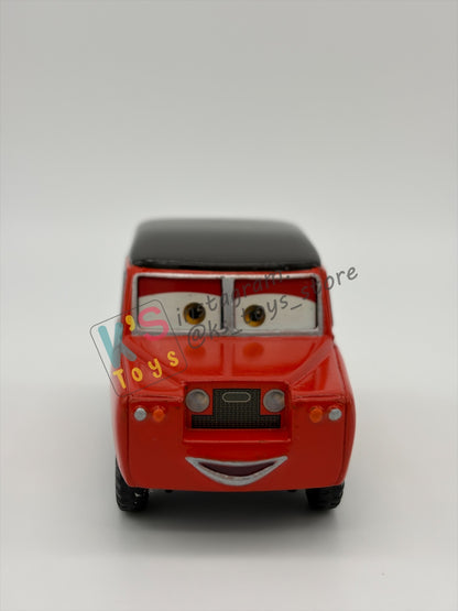 PRE-OWNED / LOOSE DISNEY PIXAR CARS - "MAURICE WHEELKS" CARS 2 PALACE CHAOS SERIES - NEAR MINT CONDITION - READ DESCRIPTION!!!!!!