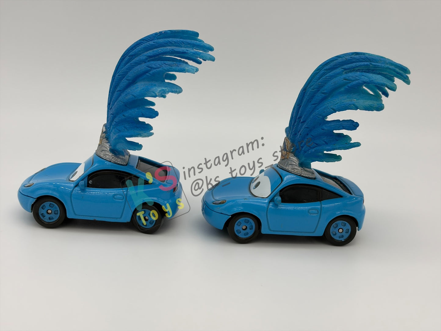 PRE-OWNED / LOOSE DISNEY PIXAR CARS 1:55 BY MATTEL - "SHOWGIRL #1 & #2" FROM 3-PACK GIFT SET - GOOD CONDITION - READ DESCRIPTION!!!!!!