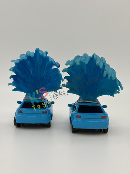 PRE-OWNED / LOOSE DISNEY PIXAR CARS 1:55 BY MATTEL - "SHOWGIRL #1 & #2" FROM 3-PACK GIFT SET - GOOD CONDITION - READ DESCRIPTION!!!!!!