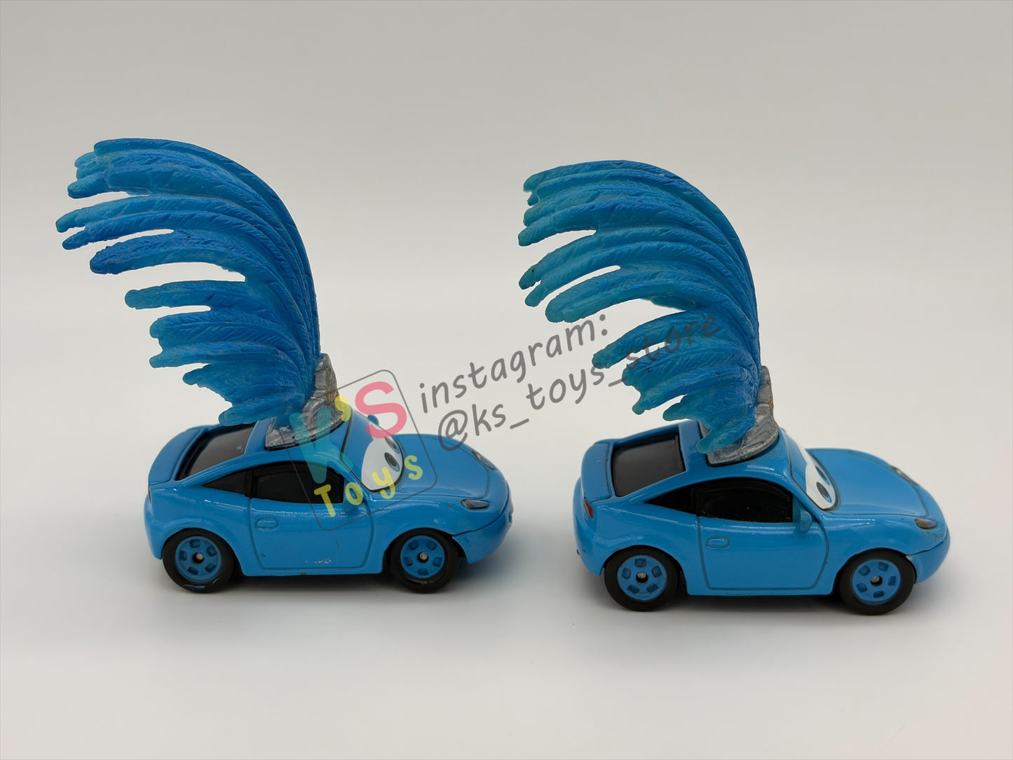PRE-OWNED / LOOSE DISNEY PIXAR CARS 1:55 BY MATTEL - "SHOWGIRL #1 & #2" FROM 3-PACK GIFT SET - GOOD CONDITION - READ DESCRIPTION!!!!!!