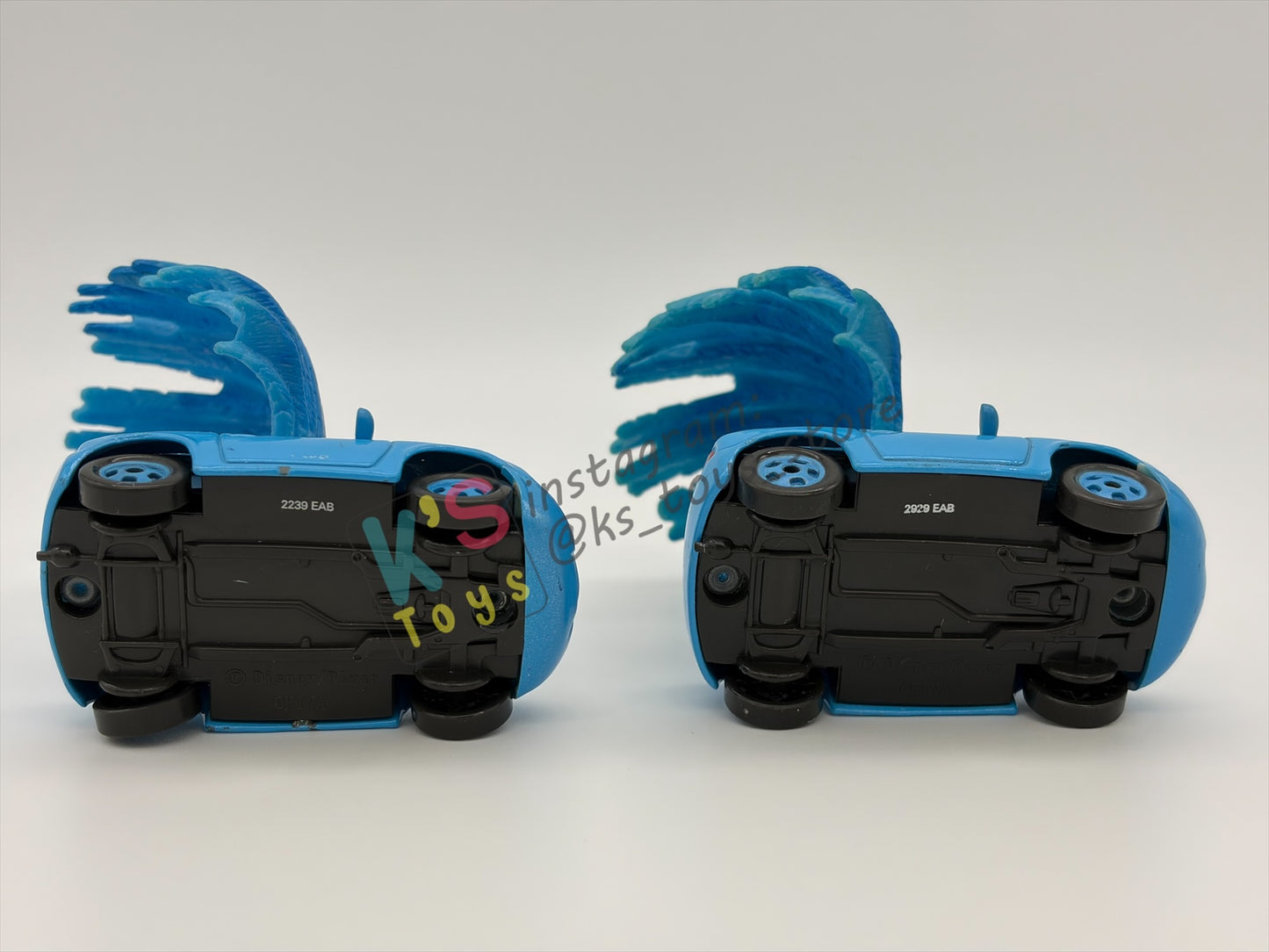 PRE-OWNED / LOOSE DISNEY PIXAR CARS 1:55 BY MATTEL - "SHOWGIRL #1 & #2" FROM 3-PACK GIFT SET - GOOD CONDITION - READ DESCRIPTION!!!!!!