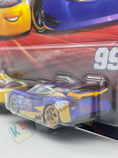 Disney Pixar Cars 1:55 by Mattel 2-Pack RACE RESCUE CRUZ RAMIREZ AND RACE RESCUE DANNY SWERVEZ - RACE AND RESCUE SERIES - 2025 NEW RELEASE - BNIP