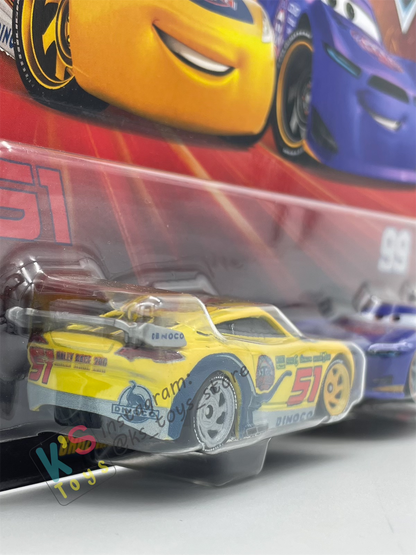 Disney Pixar Cars 1:55 by Mattel 2-Pack RACE RESCUE CRUZ RAMIREZ AND RACE RESCUE DANNY SWERVEZ - RACE AND RESCUE SERIES - 2025 NEW RELEASE - BNIP