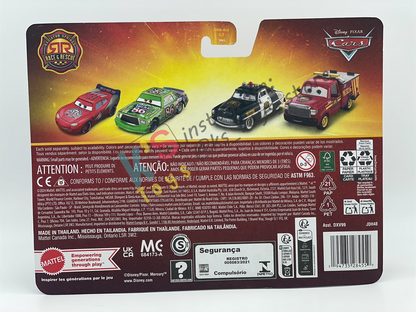 Disney Pixar Cars 1:55 by Mattel 2-Pack RACE RESCUE CRUZ RAMIREZ AND RACE RESCUE DANNY SWERVEZ - RACE AND RESCUE SERIES - 2025 NEW RELEASE - BNIP