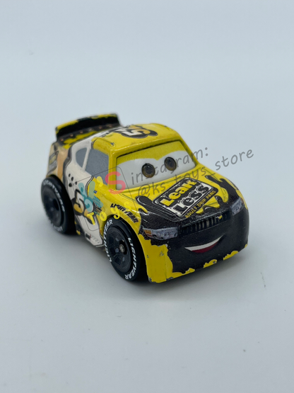 Loose Mini Racers Pixar Disney Cars, BRIAN SPARK (CLAUDE SCRUGGS) - Played in Good Condition