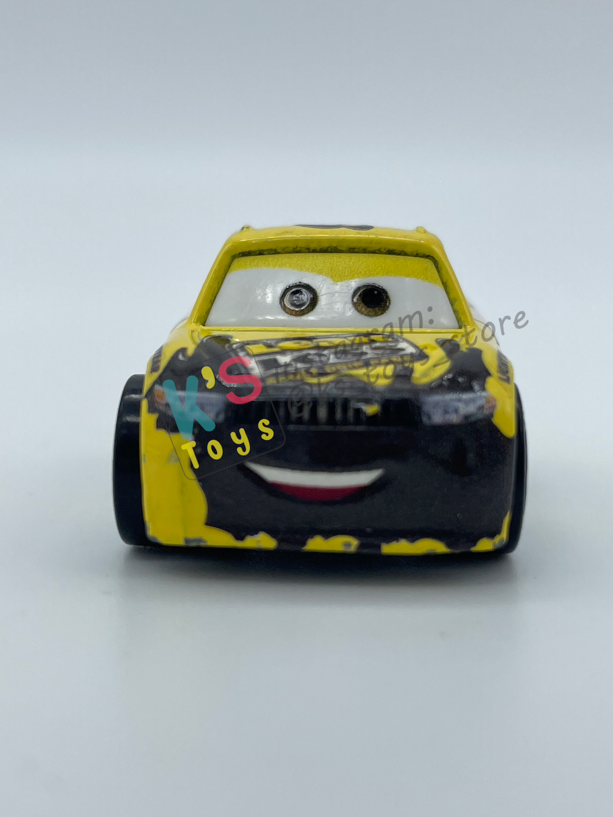 Loose Mini Racers Pixar Disney Cars, BRIAN SPARK (CLAUDE SCRUGGS) - Played in Good Condition