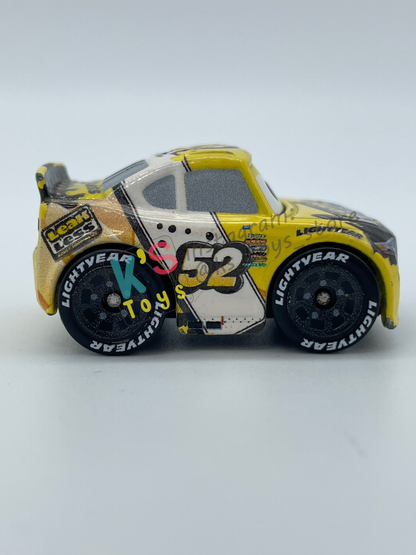 Loose Mini Racers Pixar Disney Cars, BRIAN SPARK (CLAUDE SCRUGGS) - Played in Good Condition