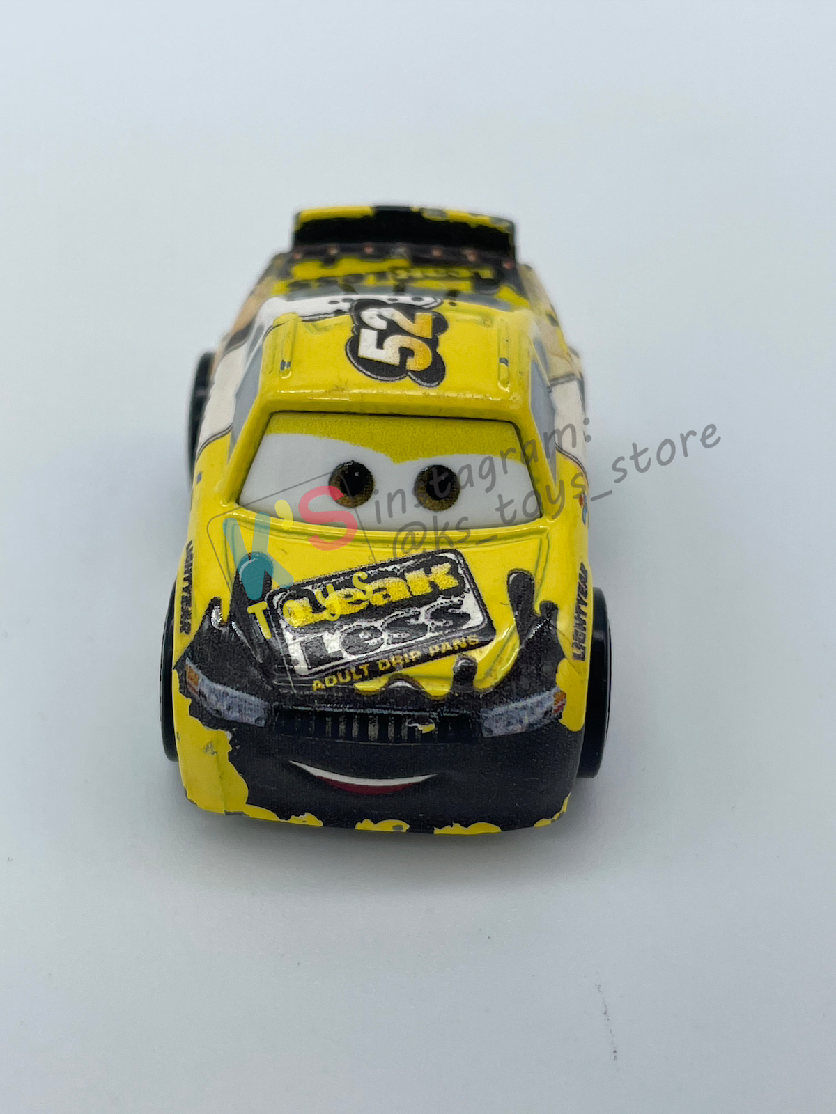 Loose Mini Racers Pixar Disney Cars, BRIAN SPARK (CLAUDE SCRUGGS) - Played in Good Condition