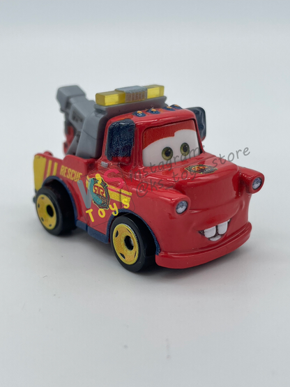Loose Mini Racers Pixar Disney Cars, RACE RESCUE MATER - Mint / Near Mint Condition